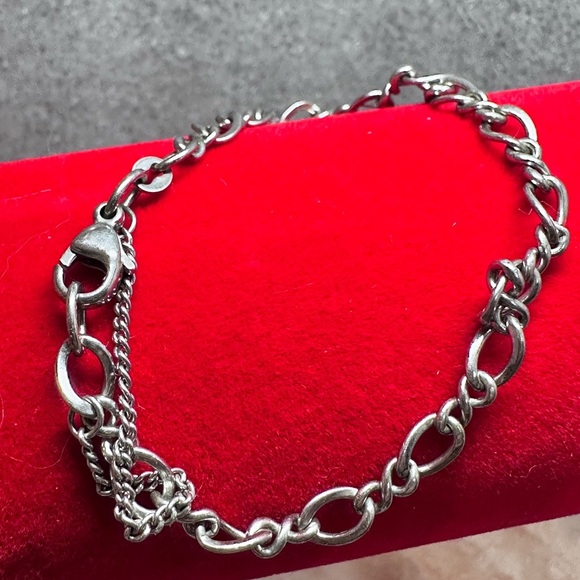 James Avery Sterling Silver Twisted Oval Link Chain Classic Bracelet 7”  4311 - Picture 3 of 12